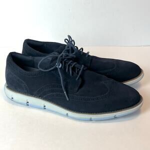 Swims by Eriksson Navy Blue Suede Oxford Dress Shoes Size 12